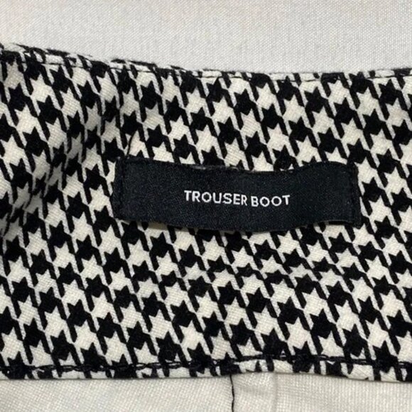 Studio By Torrid Trouser Bootcut Pant Women's 14R Black White Houndstooth EUC - Picture 8 of 10
